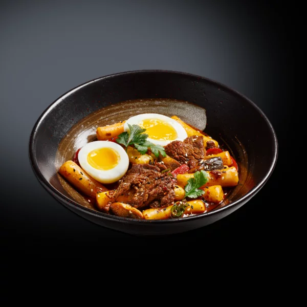 Токпокки с говядиной